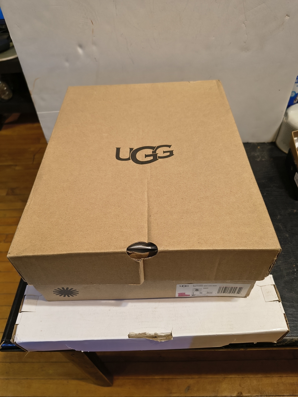 UGG Classic Short Boot - Pink Suede Women's Winter Boot - Picture 6 of 6